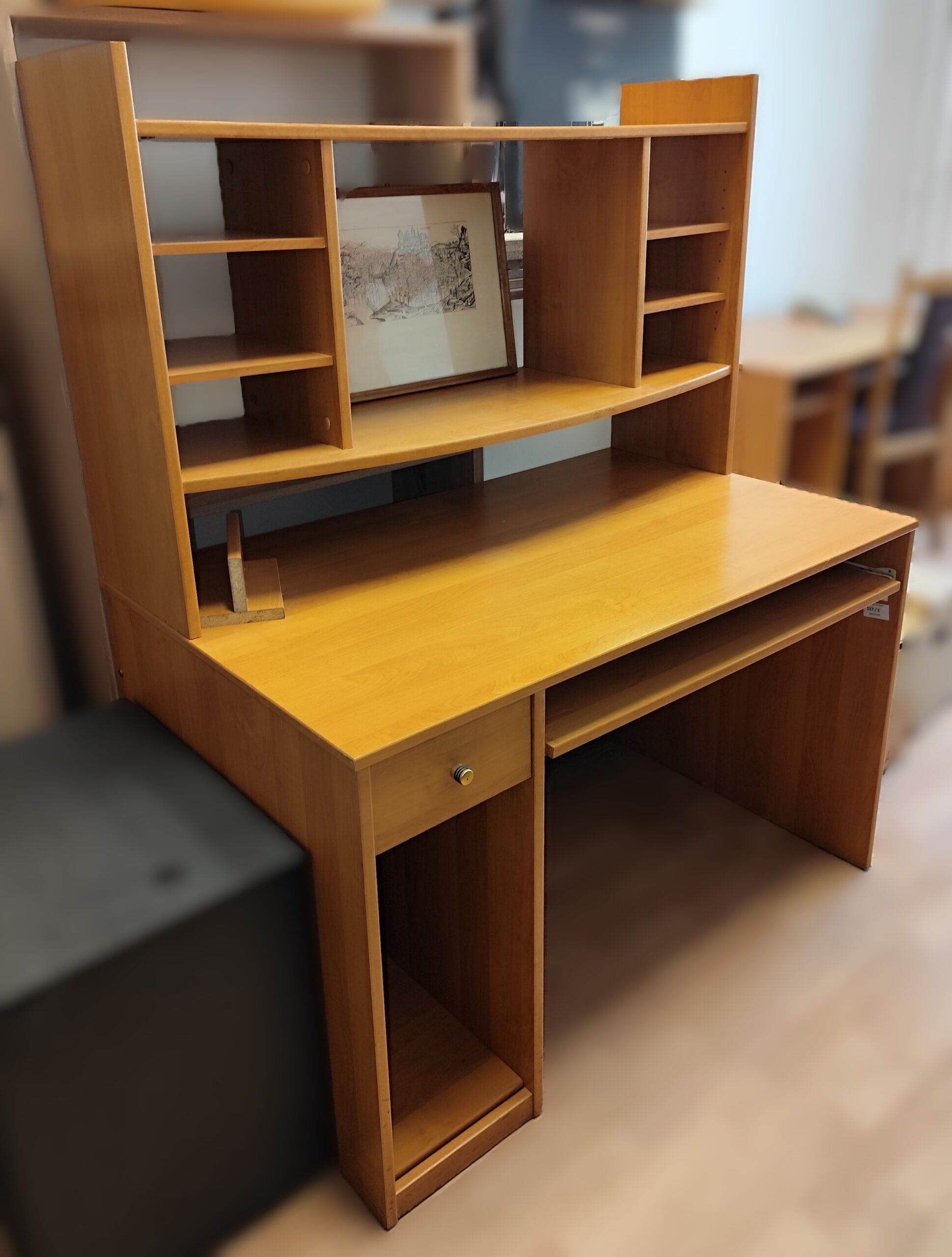 Biurko komputerowe BT-51 z nadstawką (117/2026/1) - obrazek 2