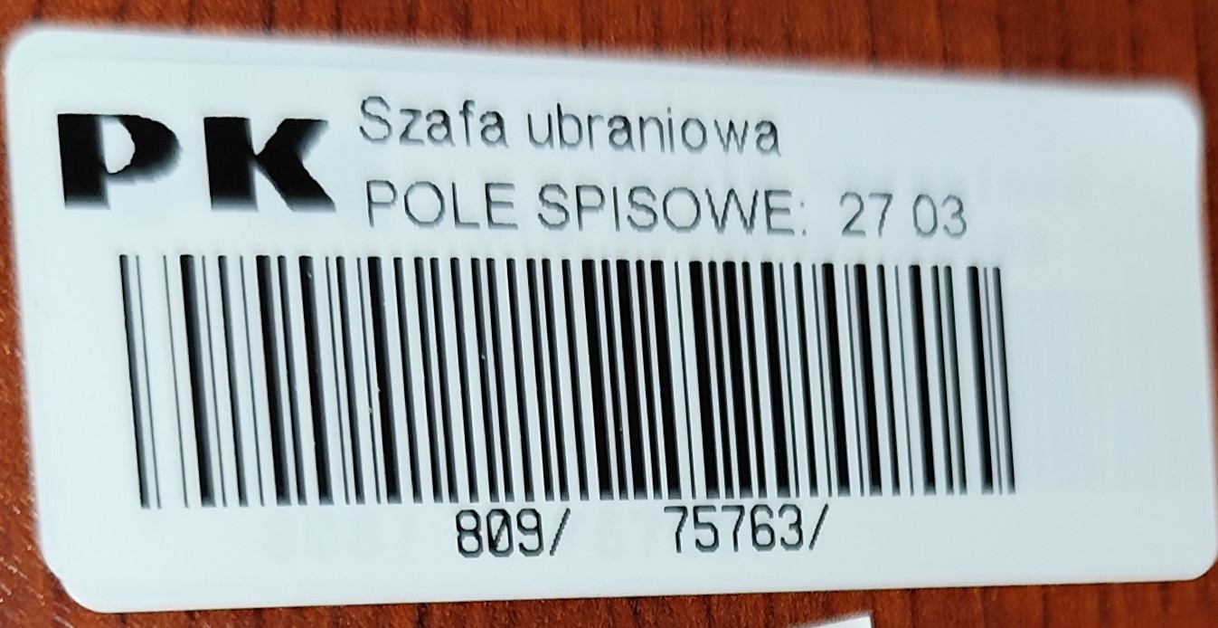 Szafa ubraniowa (129/2026/1) - obrazek 3